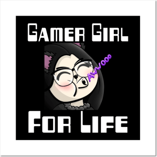 Gamer Girl For Life Posters and Art